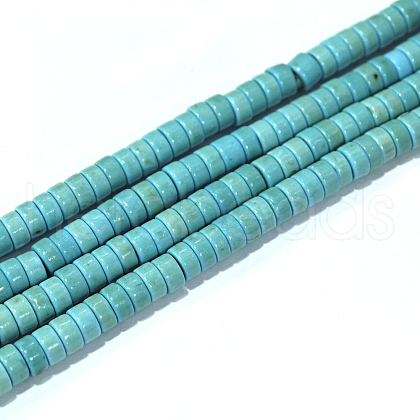 Synthetic Turquoise Beads Strands TURQ-G110-4x2mm-09-1