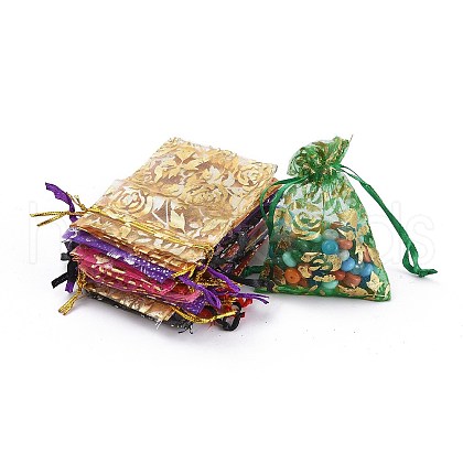 Printed Organza Bags X1-OP-R024-7x9-M-1