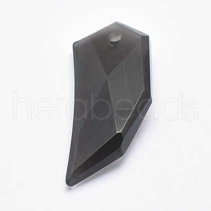 Natural Ice Rainbow Obsidian Pendants G-P360-25A-1