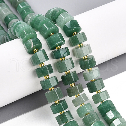 Natural Green Aventurine Beads Strands G-T140-30-1