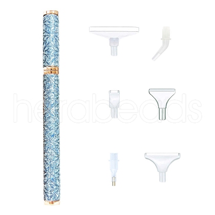 6-Style Head Plastic Diamond Painting Point Drill Pen PW-WG75090-04-1