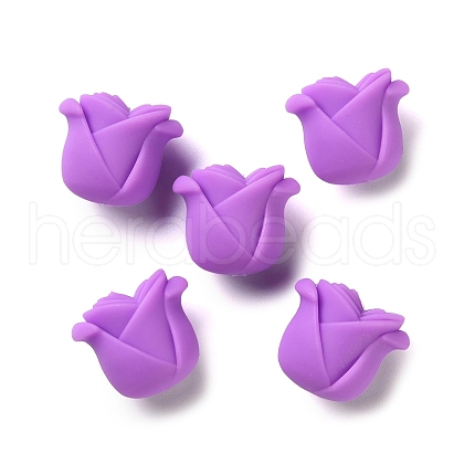 Rose Shape Silicone Beads SIL-S011-02B-1