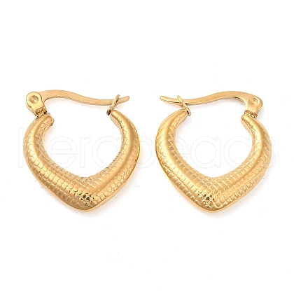 Vacuum Plating 304 Stainless Steel Hoop Earrings for Women EJEW-M224-01G-1