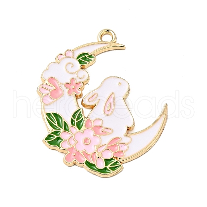 Alloy Enamel Pendants ENAM-E002-01G-01-1