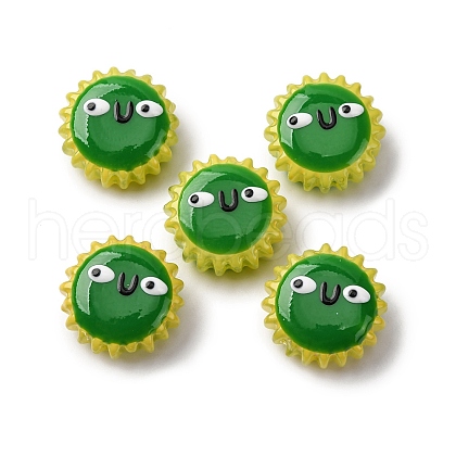 Fuuny Handmade Lampwork Enamel Beads LAMP-Q045-01J-1