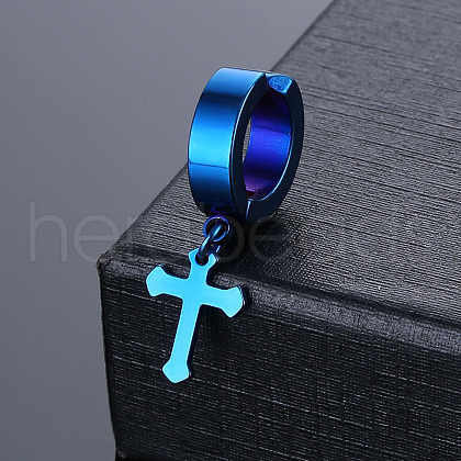 316 Surgical Stainless Steel Clip-on Earrings WG5D3F4-01-1