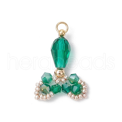 Transparent Glass Pendants PALLOY-MZ00725-02-1