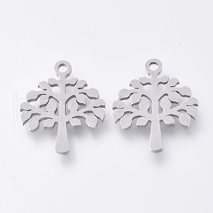 Tarnish Resistant 201 Stainless Steel Pendants STAS-S110-063P-1