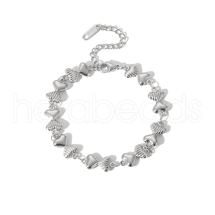 Stainless Steel Link Bracelets for Women TA0907-4-1