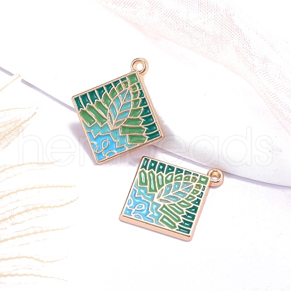 Bohemia Style Alloy Enamel Pendants PW-WG67277-03-1
