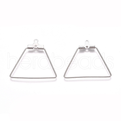 304 Stainless Steel Wire Pendants STAS-M274-018P-1