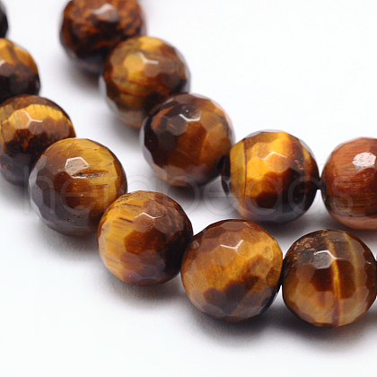 Natural Tiger Eye Beads Strands G-F260-02-6mm-1