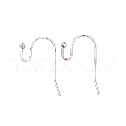 Tarnish Resistant 316 Surgical Stainless Steel Earring Hooks STAS-I045-03-1