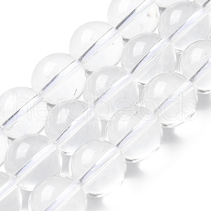 Natural Quartz Crystal Beads Strands G-D840-61-12mm-01-1