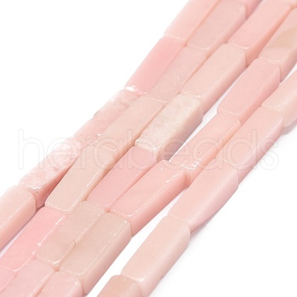 Natural Pink Opal Beads Strands G-G974-04-1