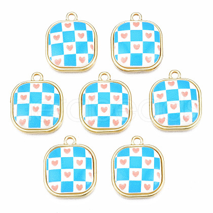 Resin Pendants PALLOY-N161-006-NR-1