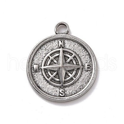Non-Tarnish 304 Stainless Steel Pendants STAS-E169-11P-1