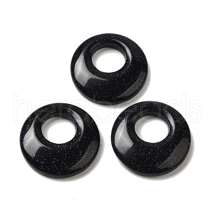 Synthetic Blue Goldstone Pendants G-T122-76U-1