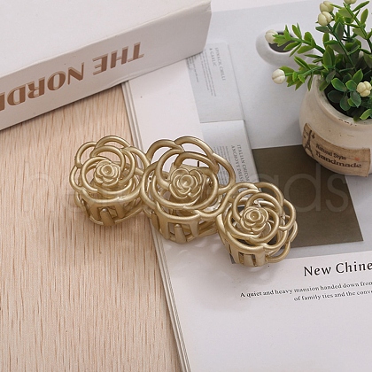 Flower Resin Claw Hair Clips PW-WG7E8E3-01-1