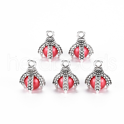 Tibetan Style Alloy Charms PALLOY-S120-249B-RS-1
