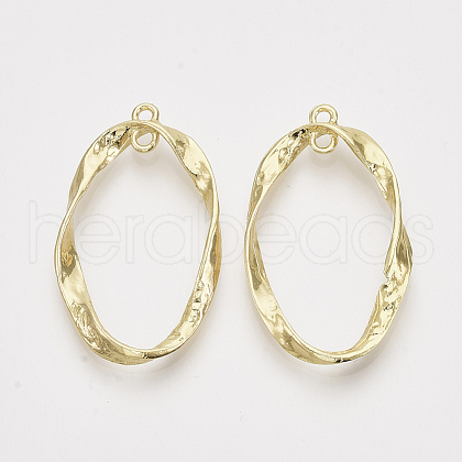 Alloy  2-Loop Link Pendants PALLOY-S121-114-1