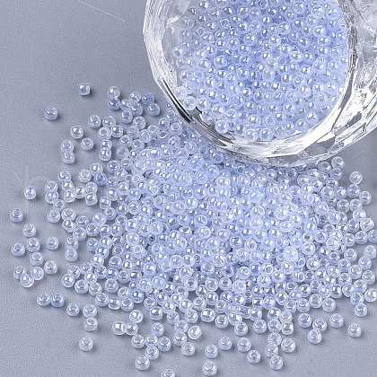 12/0 Imitation Jade Glass Seed Beads SEED-S035-02A-09-1