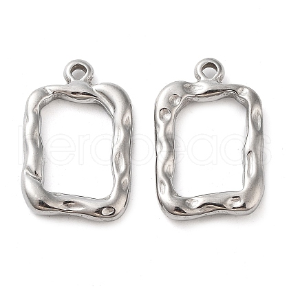 304 Stainless Steel Pendants STAS-L022-370P-1