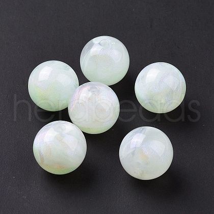 Opaque Acrylic Beads OACR-E014-19A-03-1