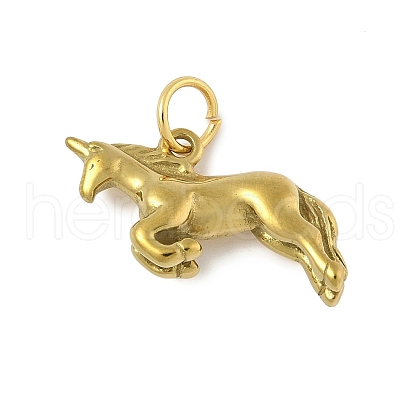 304 Stainless Steel Pendants STAS-P391-01L-G-1