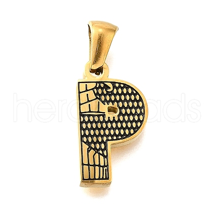 Golden 304 Stainless Steel Pendants STAS-K300-01G-P-1
