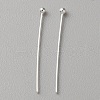 925 Sterling Silver Ball Head Pins STER-WH0019-07C-1