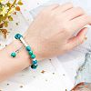 Olycraft 3 Strands Natural Chrysocolla Beads Strands G-OC0002-43-6
