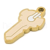 304 Stainless Steel Pendants STAS-F315-02G-2