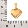 304 Stainless Steel Pendants STAS-P278-01K-G-1-3