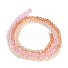 Transparent Painted Glass Beads Strands DGLA-A034-T1mm-A20-5