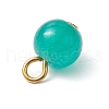 12Pcs Imitation Jade Glass Pendants PALLOY-JF02768-01-5