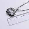 Retro Fashion Punk Stainless Steel Tree of Life Pendant Necklaces for Men RE4265-3