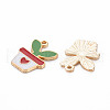 Alloy Enamel Pendants ENAM-S121-175B-RS-3