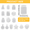 CRASPIRE 3 Styles Waterproof Self Adhesive Stamping Stickers Sets DIY-CP0011-04B-2