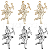Beebeecraft 28Pcs 2 Colors Valentine's Day 304 Stainless Steel Pendants STAS-BBC0002-77-1