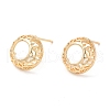 Brass Stud Earrings KK-K333-43G-1