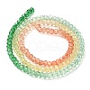 Transparent Painted Glass Beads Strands DGLA-A034-T1mm-A04-5