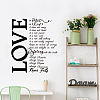 Translucent PVC Self Adhesive Wall Stickers STIC-WH0015-082-3