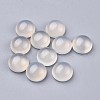 Natural White Agate Cabochons G-P393-R62-10MM-1