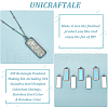 Unicraftale DIY Rectangle Pendant Making Kit DIY-UN0003-91-5