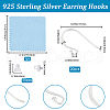Beebeecraft 10 Pairs 925 Sterling Silver Earring Hooks STER-BBC0006-78-2