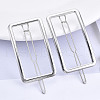 Alloy Hollow Geometric Hair Pin PHAR-N005-003P-4