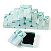 Rectangle Paper Jewelry Gift Boxes with Bowknot CON-TAC0010-89A-11