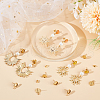 Beebeecraft 50Pcs Flat Round 304 Stainless Steel Stud Earrings Findings STAS-BBC0005-85B-4