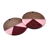 Resin & Walnut Wood Pendants RESI-S389-070A-A14-3